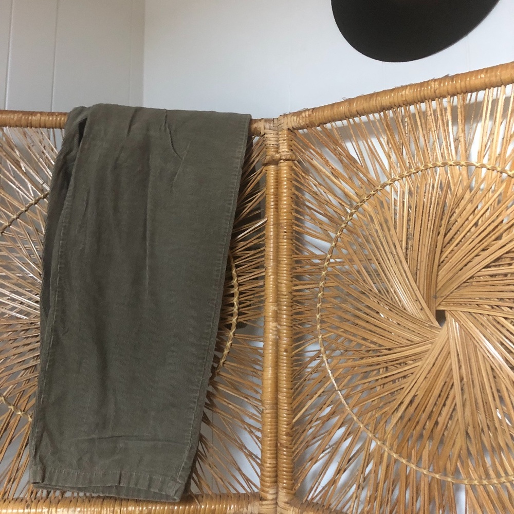 SOLD | Olive Green Corduroy Pants